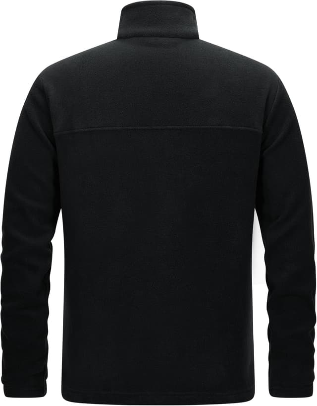 Detalle de 33,000ft Herren Fleecejacke leicht mit Full Zip – warme Outdoor-Übergangsjacke fürs Wandern & Freizeit