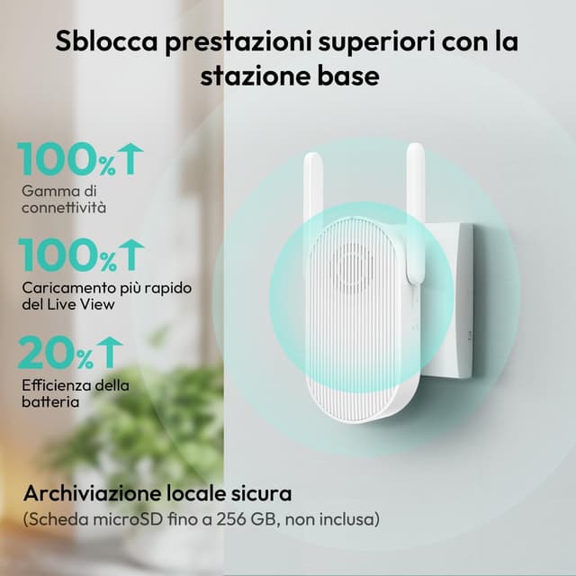 Detalle 2 de BOTS LAB Videocitofono Wi‑Fi 2K con Chime e 2,4 GHz, video campanello con audio bidirezionale e visione notturna IP66 (nero)
