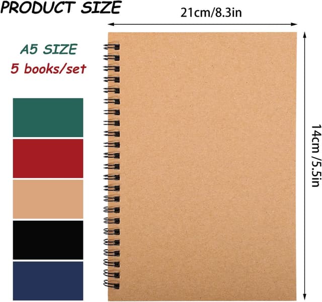 Detalle 2 de Yafe A5 Spiral Notebook 120 pages ๐