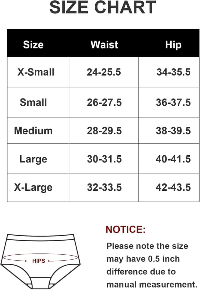 Detalle 2 de VOENXE Seamless Knickers for Women – No VPL hipster briefs (5-pack) with breathable microfibre stretch