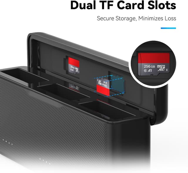 Detalle 2 de Akkuladegerät für DJI Osmo Action 4 3 mit 75 min