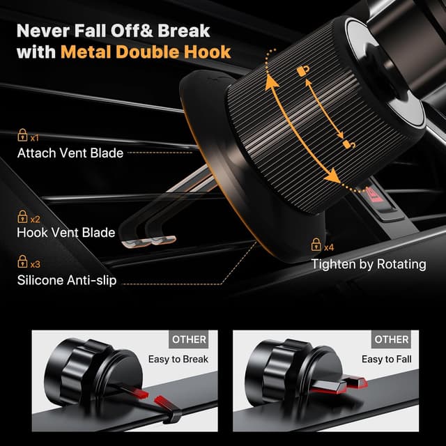 Thumbnail 2 de Miracase Car Phone Holder with Hook ⚙