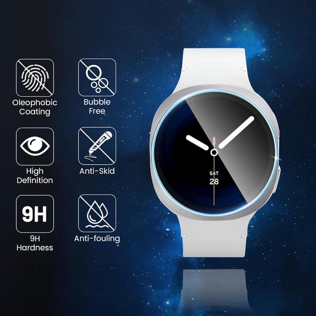 Thumbnail 4 de TQLGY Screen Protector for Samsung Galaxy Watch 8 40mm — 6-pack