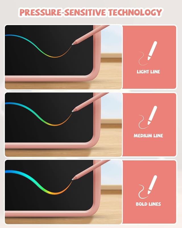 Thumbnail 5 de 10-Zoll LCD-Schreibblock Rosa