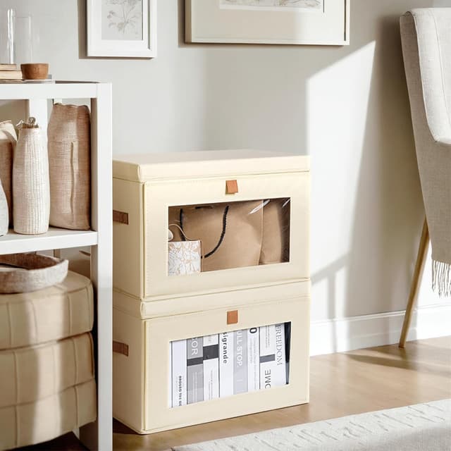 Thumbnail 6 de Homsorout Collapsible Storage Bins 4-pack