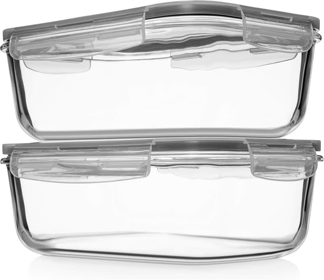Detalle de 8 Cups 63 Oz Glass Food Storage Containers