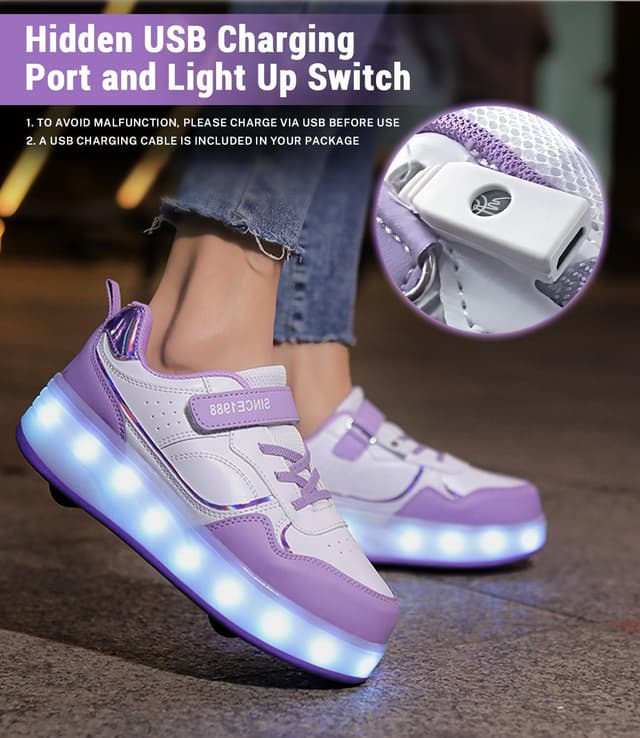 Detalle de Fansu Scarpe con rotelle LED 4