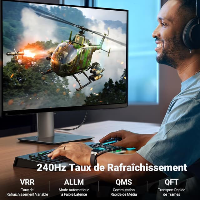 Detalle de Câble HDMI UGREEN 2.1 48Gbps ⚡