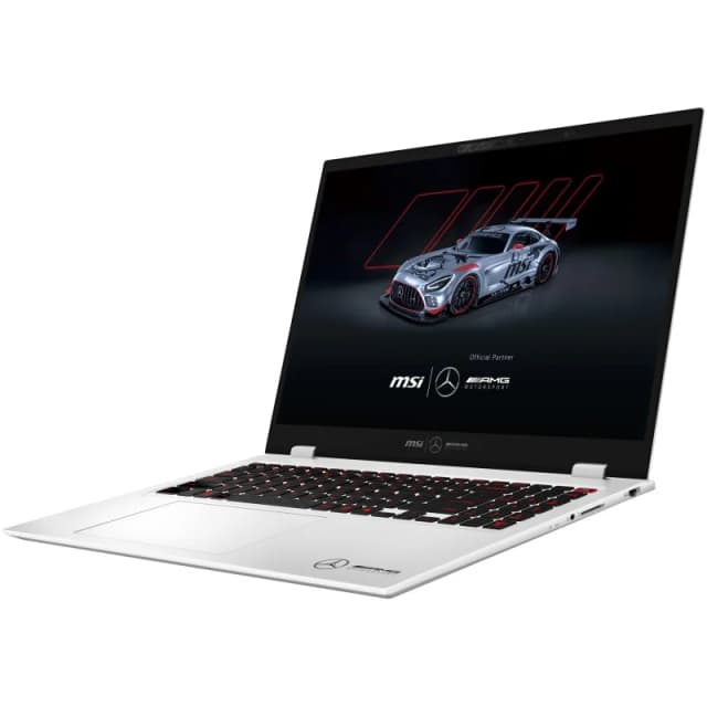 Detalle 2 de MSI Prestige 16 AI+ Mercedes AMG con Intel Core Ultra 9 288V, 32GB y pantalla OLED de 16”