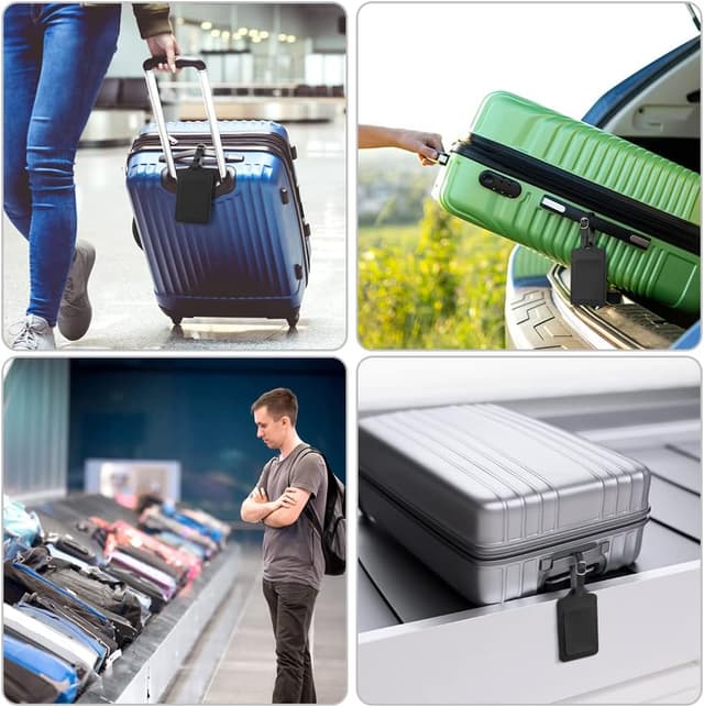 Thumbnail 6 de flintronic Étiquettes d'identification noir 4 pcs