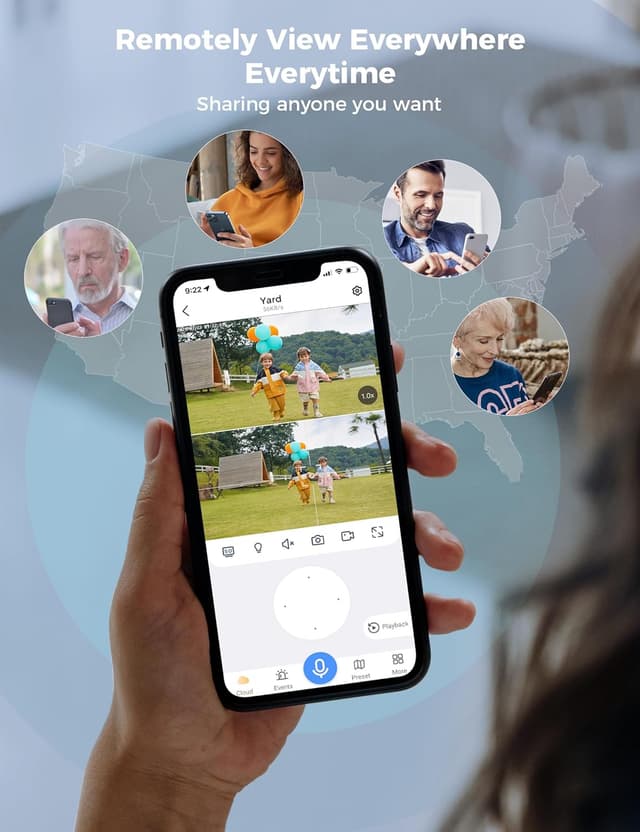 Thumbnail 5 de Hiseeu Wireless Security Cameras Pro 1TB