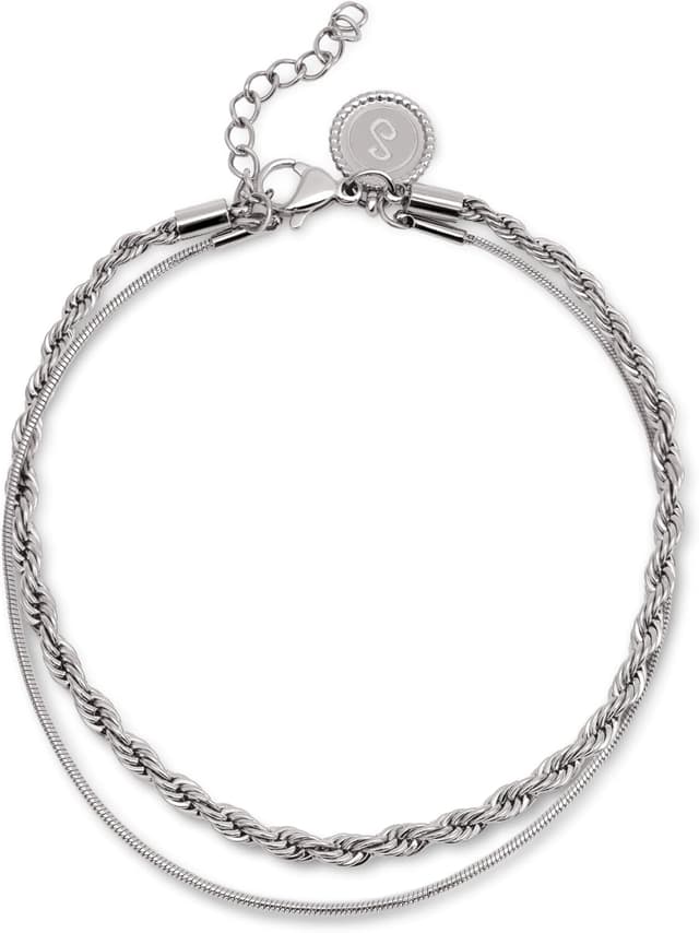 Detalle de SINGULARU Nautic Pulsera acero 16+3 cm 💍