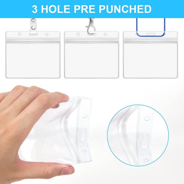 Detalle 2 de Vicloon porte badge 30 pièces PVC