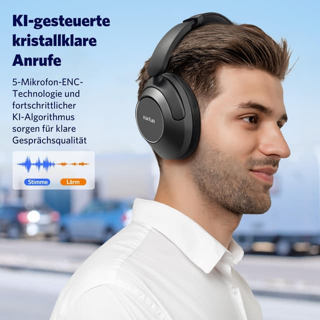 Thumbnail 6 de EarFun Wave Pro Kopfhörer 80 Std Akku