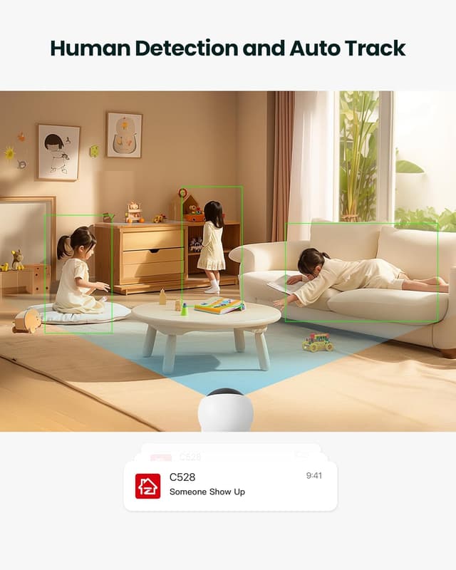 Thumbnail 4 de ZOSI C528 2K Dual‑Lens Indoor Camera