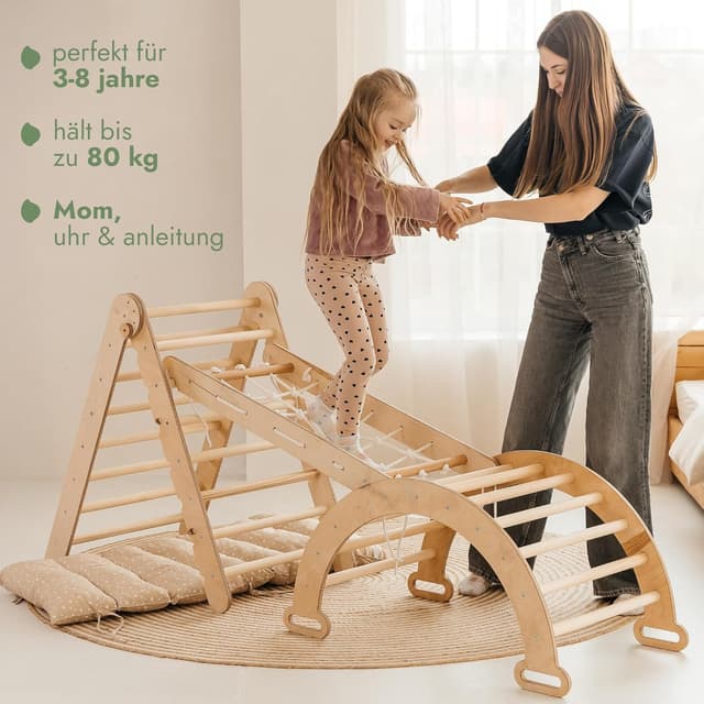 Thumbnail 5 de Goodevas Extra Groß Montessori Klettergerüst 1–5 Jahre