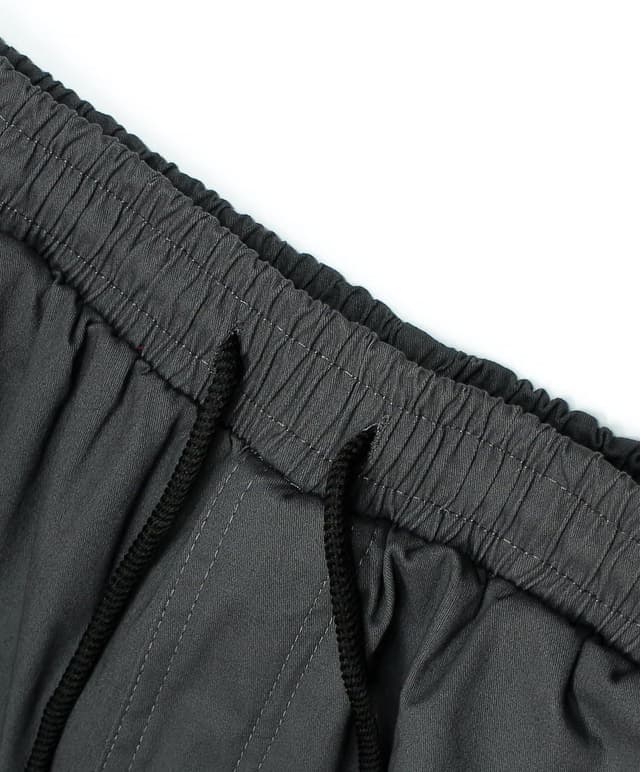 Detalle de Pantalon cargo homme KUNJLELP en coton 100 % : slim casual, poches multiples et cordon de serrage