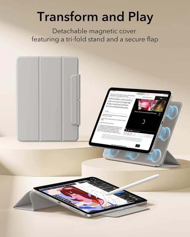Detalle 2 de ESR iPad Air 11 Hülle mit Magnete