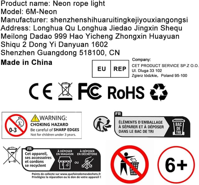 Detalle 2 de AHRLHR 10 m Neon-LED-Streifen (IP68) mit App & Fernbedienung – für Innen und Außen