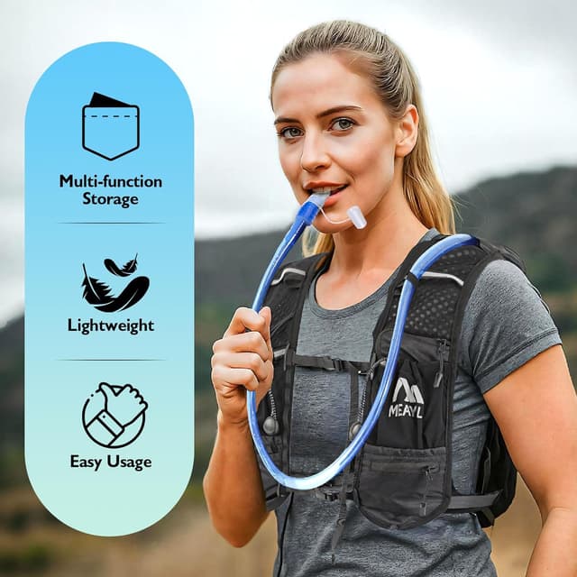 Thumbnail 5 de Meayll hydration running vest with 1L bladder