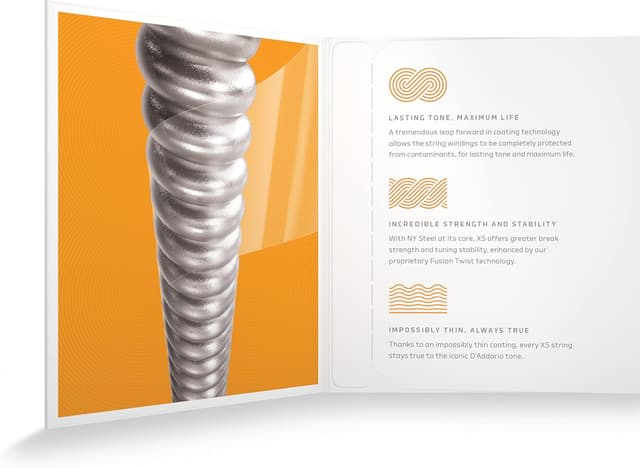 Thumbnail 2 de D'Addario XSE1046 XS Nickel Coated Electric Guitar Strings 10-46 🎸