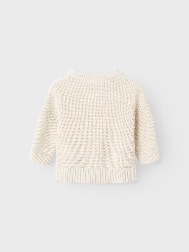 Detalle de Maglione cardigan caldo Name IT Nbnbubba LS Knit Cardigan NOOS unisex per bimbi 0-24 mesi