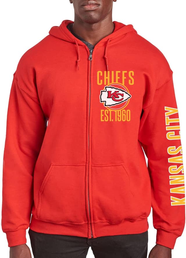 Thumbnail 6 de Junk Food x NFL MVP Full-Zip Hooded Fleece Sweatshirt (Adult Unisex) — Raiders graphic