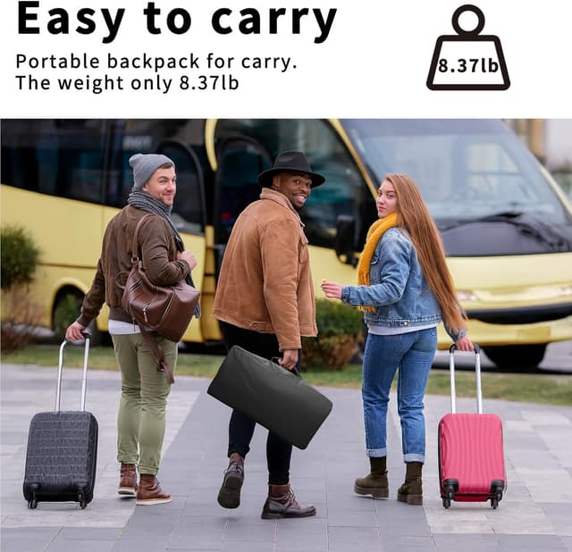 Detalle 2 de VISULAPEX 120-Inch Projector Screen with Stand (16:9, 4K HD) — Foldable Indoor/Outdoor