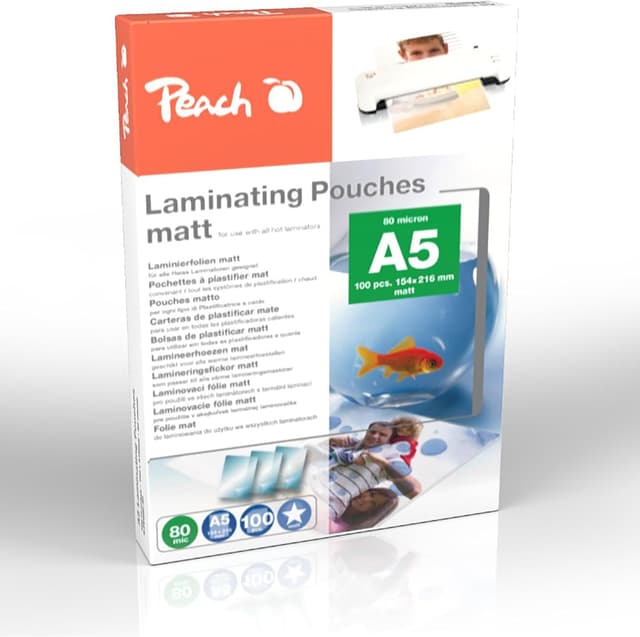 Detalle de A5 Laminierfolien 80 Mikron, 154 x 216 mm