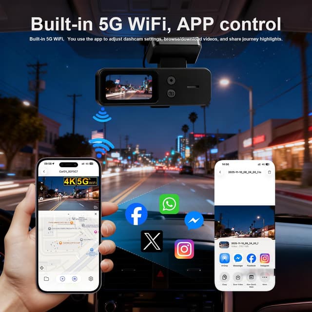 Detalle 2 de Dash Cam Front and Rear 4K+2K 64GB