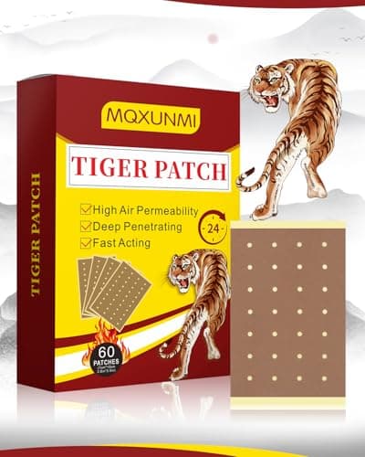 Thumbnail 7 de MQXUNMI parches de tigre 60 parches de calor