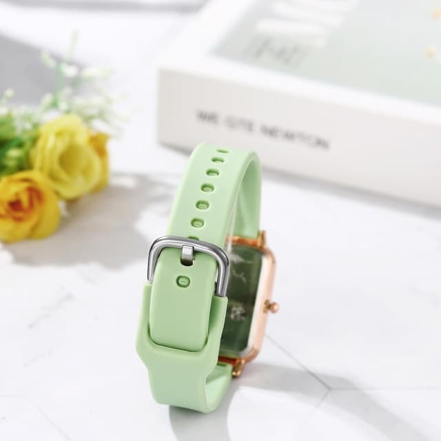 Detalle de Avaner Damen-Quarzuhr Quadratisch, 1 ATM