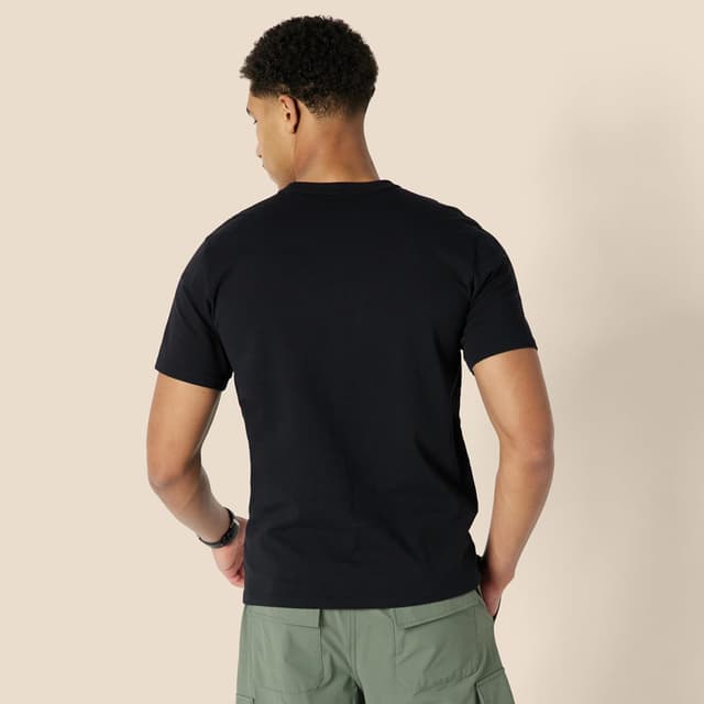 Detalle de Amazon Essentials Men’s Relaxed-Fit Heavyweight Cotton T-Shirt