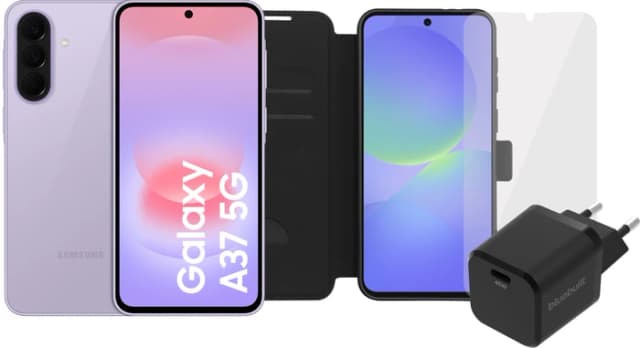 Thumbnail 21 de Samsung Galaxy A37 128GB Rosa 5G inkl. Komplettes Zubehörset (BlueBuilt 45 W + Book Case)