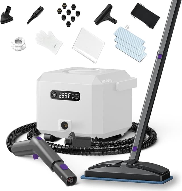 Detalle de awasky Steam Cleaner 1650W Fast 50-Second Heat-Up 21-Piece Kit
