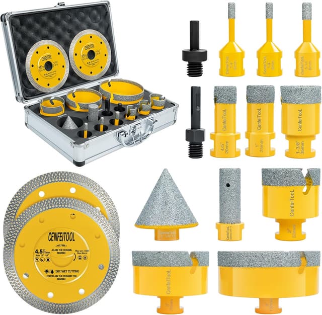 Detalle de Upgrade Profi M14 Diamantbohrer-Set 15-tlg