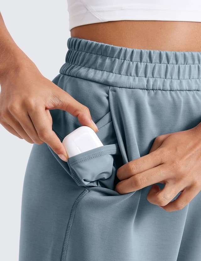 Detalle de CRZ YOGA SoftAura pantalons à jambes larges taille haute (71/76/81 cm)