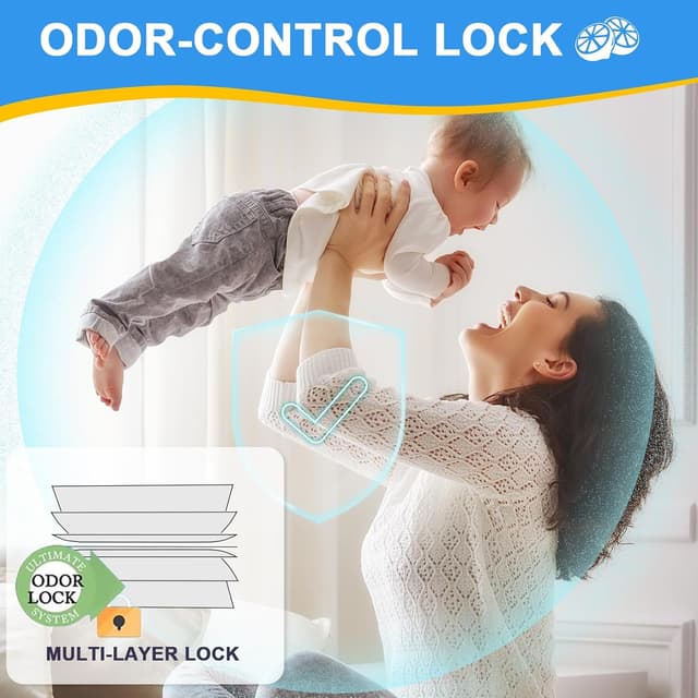 Thumbnail 1 de Nappy Bin Refills 10-Pack 10m nappy bags