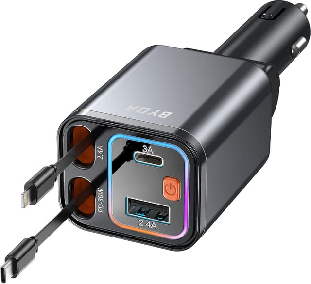 Imagen de Chargeur de Voiture rétractable 69 W en OfertitasTOP