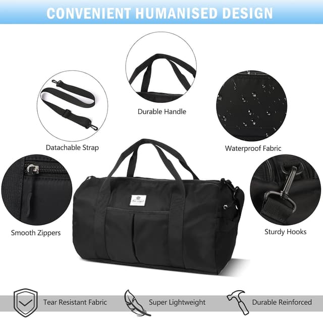 Detalle 2 de HUA ANGEL Sporttasche 25L Schuhfach