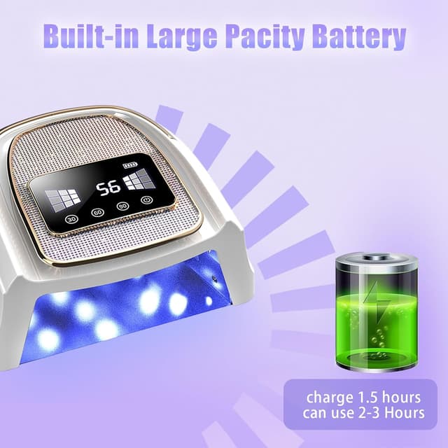 Thumbnail 5 de Asimebesty Lampe UV Ongles Gel 120W