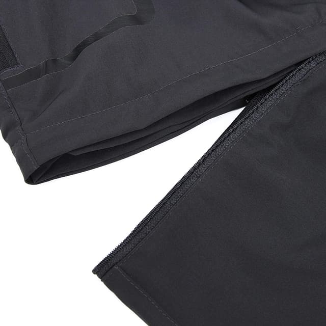 Detalle de CLOUSPO Outdoor Hose Herren, zweigeteilt & zerlegbar mit Gürtel – schnell trocknende Funktionshose für Sommeraktivitäten