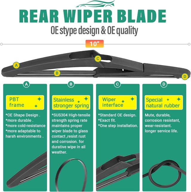 Detalle 2 de Mini Cooper wiper blades 19/18/10 inch set