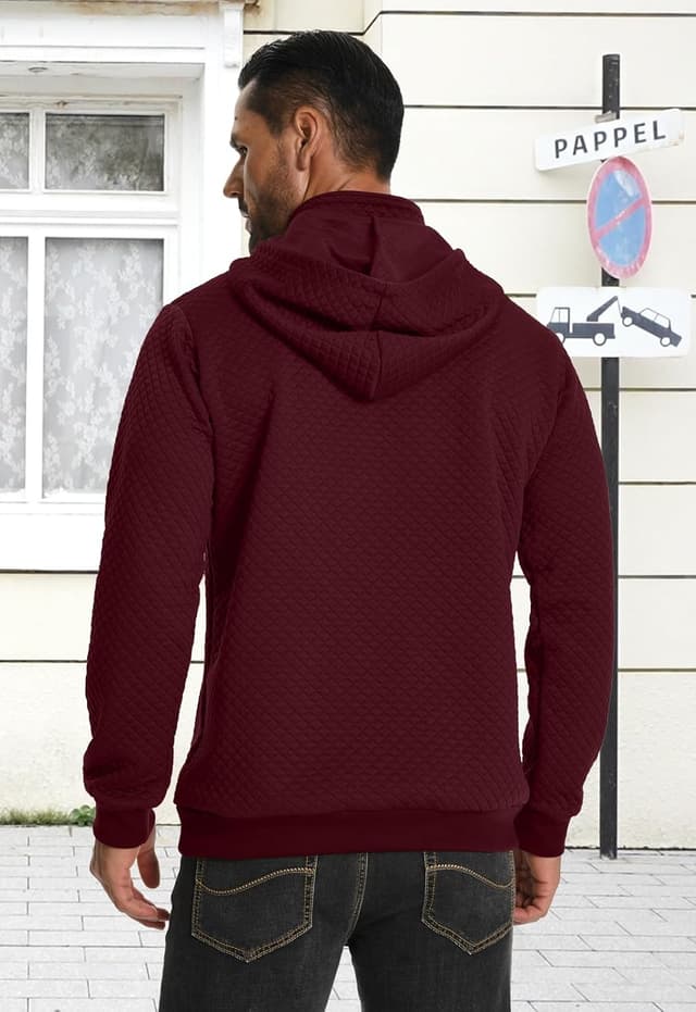 Thumbnail 3 de MLANM Hoodie Quarter Zip Sweatshirt
