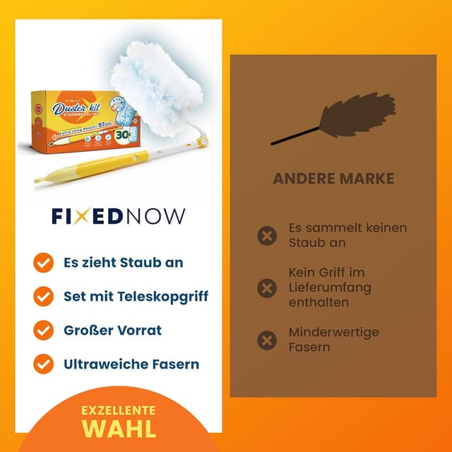 Detalle 2 de FIXEDNOW FixedNow Staubwedel 30er XXL