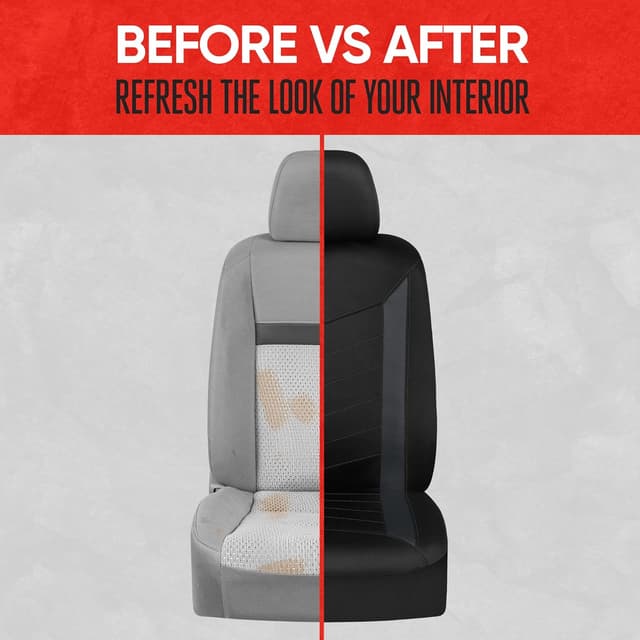 Detalle de Motor Trend SpillGuard 2 Charcoal Gray Neoprene Seat Covers for Front Seats (Universal Fit)