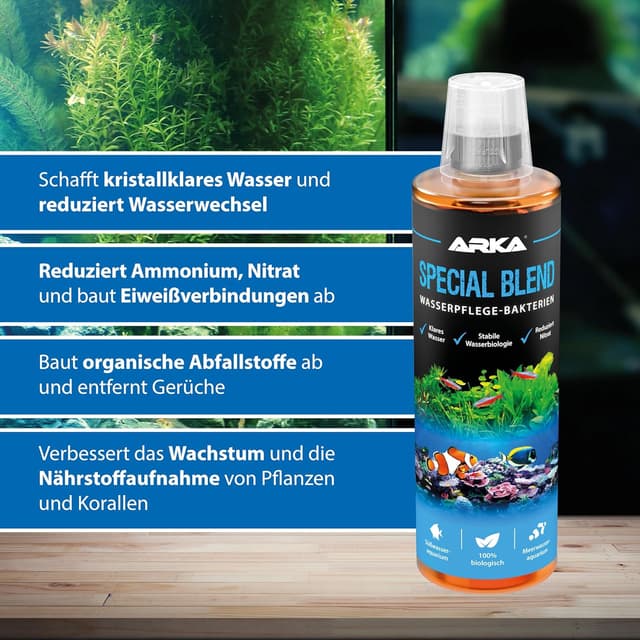Detalle 2 de Aquarium Bakterien ARKA 118 ml für klares Wasser