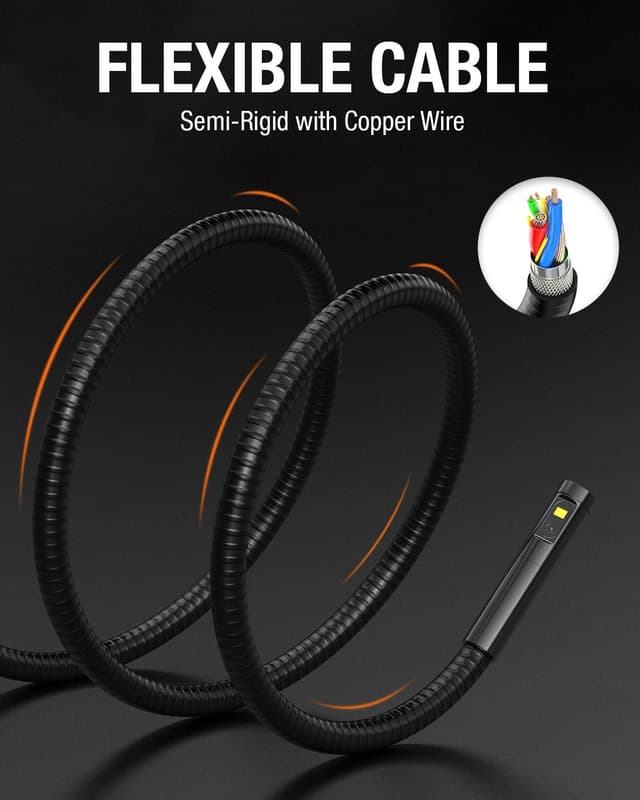 Thumbnail 4 de Teslong Dual Lens Inspection Camera 1080P, 5'' Screen