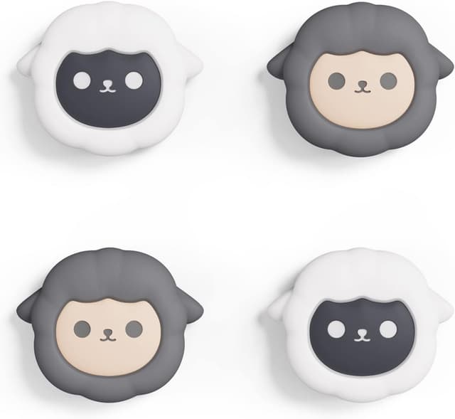 Detalle de playvital Little Sheep Thumb Grips for Nintendo Switch Joy‑Cons, Switch Lite & OLED