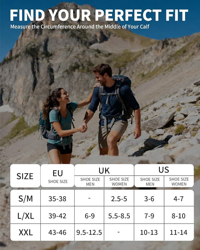 Detalle de CAMBIVO 2 compression crew socks 2 pairs